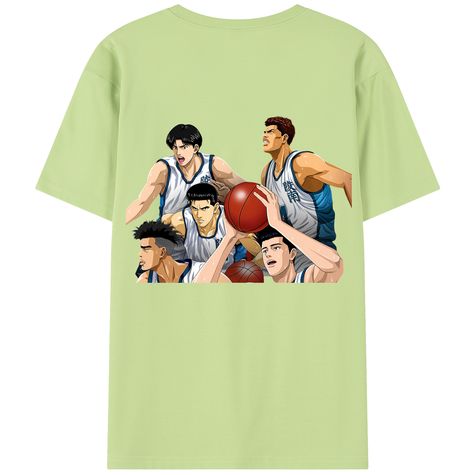 SLAM DUNK／スラムダンク 綿100％半袖Tシャツ（背面プリント）